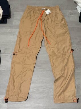 NWT EPTM Men’s/Unisex Tan Drawstring Parachute Cargo Pants Size M